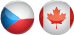 флаг Чехии и Канады msmstudy