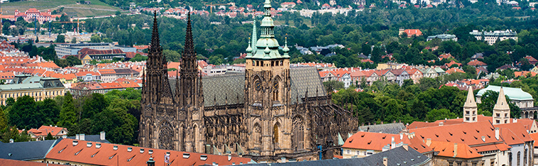 Лето в Праге, на фото Собор Святогго Вита, Прага