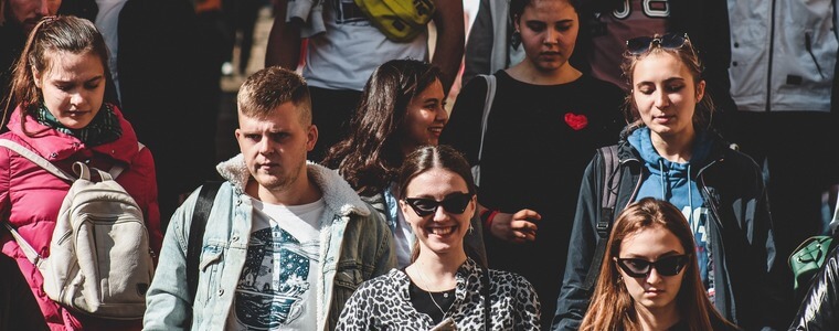 студенты МСМ экскурсия в Пражский Град eurostudy