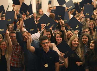 выпускной студентов eurostudy